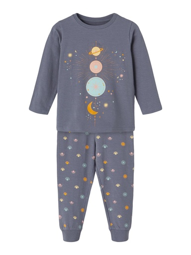 NAME IT KIDS - NKF NIGHTSET FOLKSTONE PLANET NOOS - Folkstone Gray