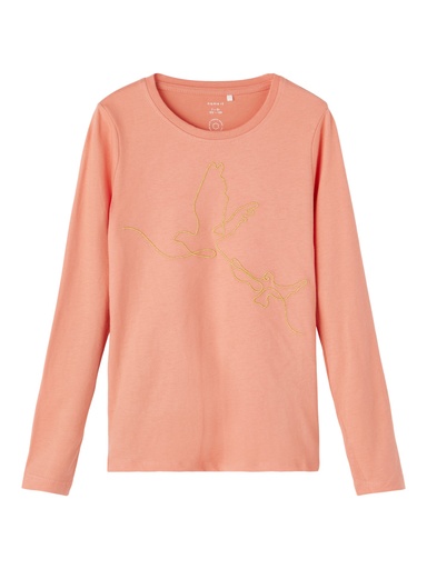 NAME IT KIDS - NKF OPTILLI LS TOP - Crabapple