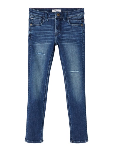 NAME IT KIDS - NKM THEO DNMTARTYS 3540 PANT BET NOOS - Dark Blue Denim