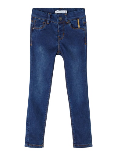 NAME IT MINI - NMF POLLY DNMTORAS 3545 PANT NOOS - Dark Blue Denim