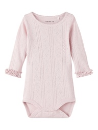 NAME IT BABY - NBF LAILA LS BODY - Burnished Lilac