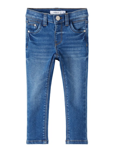 NAME IT MINI - NMF POLLY DNMA1TINDY PANT CAMP - Medium Blue Denim