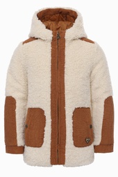 Looxs - Little Bonded Teddy coat - bone - 2231-7230-040