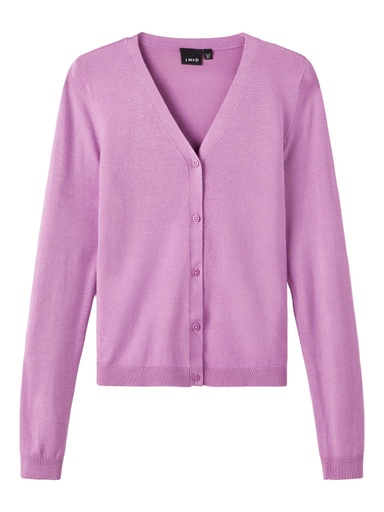 LMTD - NLF RANWAR LS SHORT V-NECK CARDIGAN - Pale Pansy
