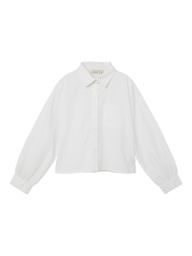NAME IT KIDS - NKF BEFRED LS SHORT SHIRT NOOS - Bright White