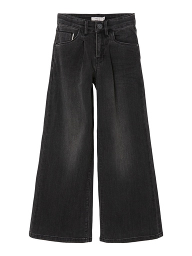 NAME IT KIDS - NKF BWIDE DNMTASPERS PANT NOOS - Black Denim