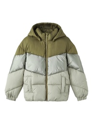NAME IT KIDS - NKF MILLE PUFFER JACKET - Olive Night
