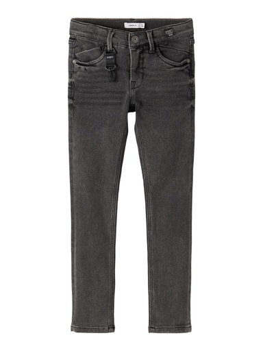 NAME IT KIDS - NKM THEO DNMTEMS 6684 KEY PANT NOOS - Dark Grey Denim