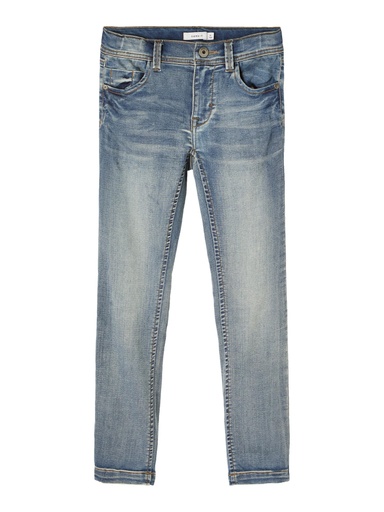 NAME IT KIDS - NKM THEO DNMTHAYER SWE PANT NOOS - Medium Blue Denim VINTAGE