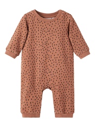 NAME IT BABY - NBN OON LS SWEAT SUIT BOX BRU - Coconut Shell