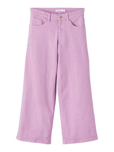 NAME IT KIDS - NKF RWIDE TWIBTOP PANT EN - Smoky Grape