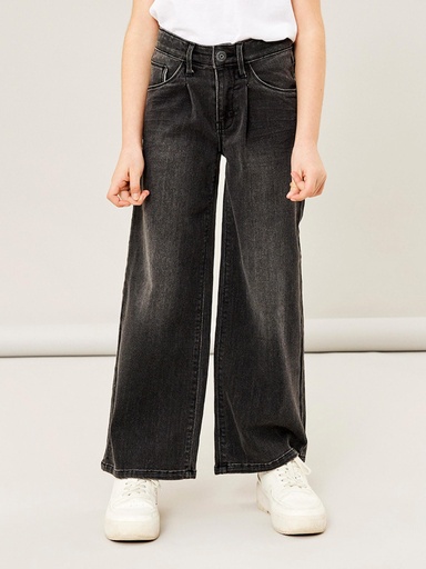 NAME IT KIDS - NKFBELLA WIDE JEANS 1463-SP NOOS - Black Denim