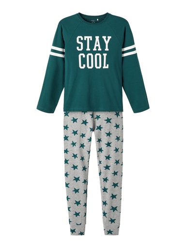 NAME IT KIDS - NKM RICHARDINIO NIGHT SET - Sea Moss