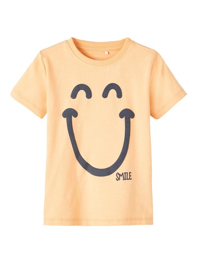 NAME IT MINI - NMMTOMMY SS TOP - Orange Chiffon