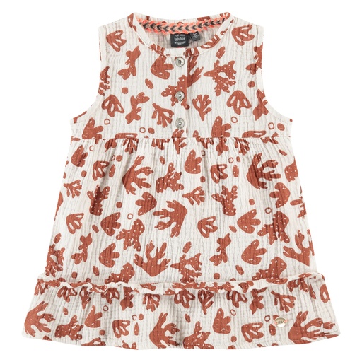 Babyface - girls dress sleeveless - gravel - BBE23208724