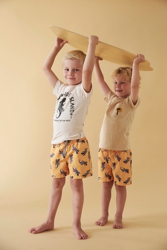 Sturdy - Zwemshort AOP - Tiki Island - Geel - 73200010