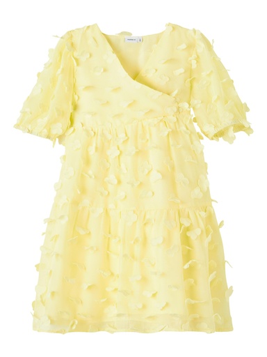 NAME IT KIDS - NKF FIMINNA SS DRESS - Pineapple Slice