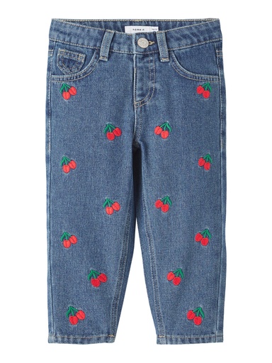NAME IT MINI - NMF BELLA MOM JEANS 1250-TE NOOS - Dark Blue Denim