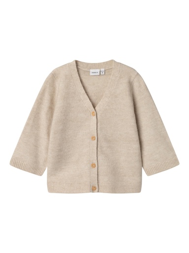 NAME IT MINI - NMF KASUSSI 3/4 SL KNIT CARD - Peyote Melange
