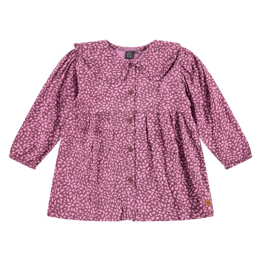 Babyface - girls dress long sleeve - plum - BBE23408754