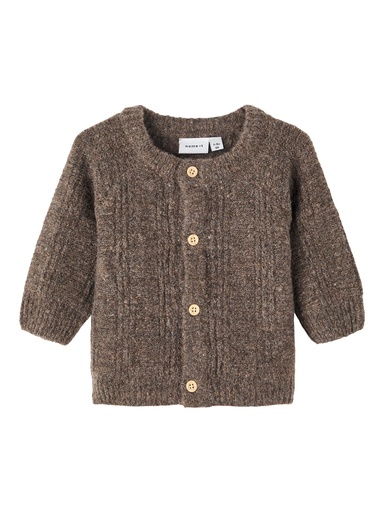 NAME IT BABY - NBM SOHAL LS KNIT CARD - Mustang