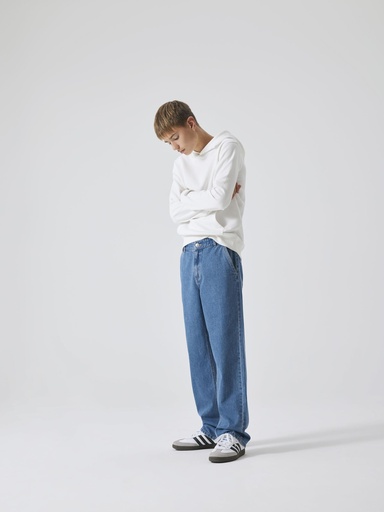 LMTD - NLM TOIZZA DNM LOOSE PANT NOOS - Medium Blue Denim