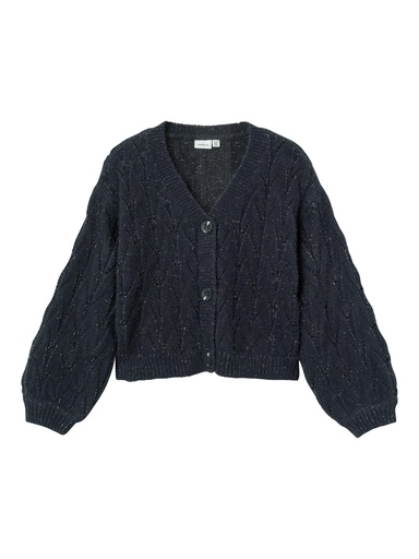 NAME IT KIDS - NKF OLIPA LS KNIT CARD - India Ink