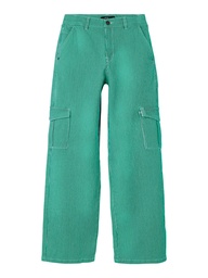 LMTD - NLF RICTE TWI NW WIDE CARGO PANT - Holly Green