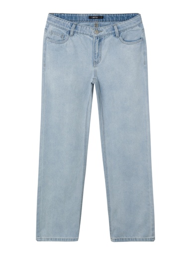 LMTD - NLF TUNIZZA DNM LW STRAIGHT PANT NOOS - Light Blue Denim