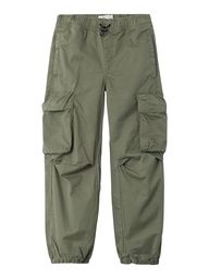 NAME IT KIDS - NKM BEN R PARACHUTE TWI PANT 1900-TF NOOS - Dusty Olive