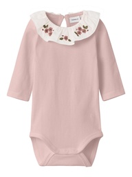 NAME IT BABY - NBF TALLIE LS BODY - Sepia Rose