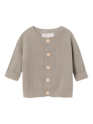 NAME IT BABY - NBM THEODOR LS KNIT CARD - Pure Cashmere