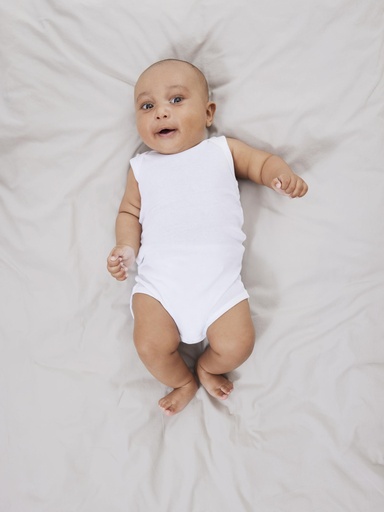 NAME IT BABY - NBN BODY 3P TANK SOLID WHITE 3 NOOS - Bright White