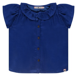 Babyface - girls blouse short sleeve - cobalt - BBE24208520