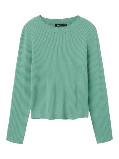 LMTD - NLF FULLA LS SHORT KNIT - Creme De Menthe