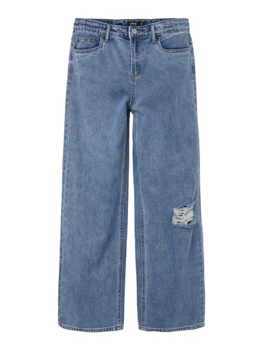 LMTD - NLF NOIZZA DNM HW STRAIGHT  PANT NOOS - Medium Blue Denim