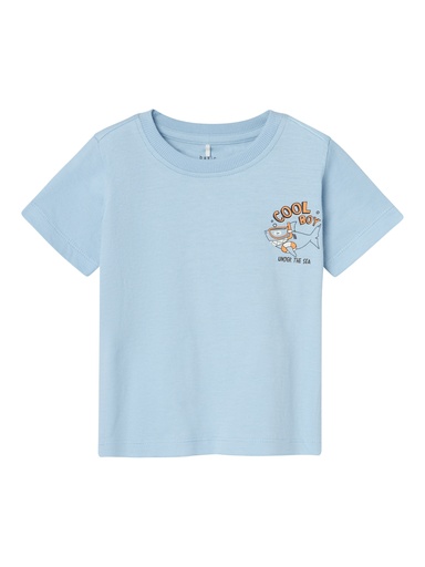 NAME IT MINI - NMM VELIX SS TOP - Chambray Blue Shark
