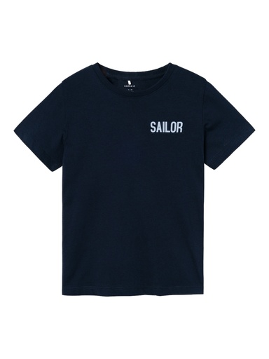 NAME IT KIDS - NKM FALIKSEN SS TOP - Dark Sapphire