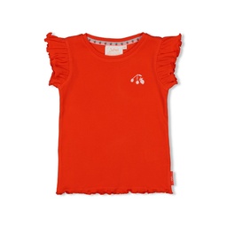 Jubel - T-shirt rib - Berry Nice - Rood - 91700390
