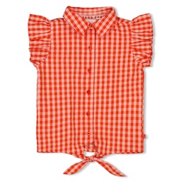 Jubel - Geruite blouse - Berry Nice - Rood - 92400013
