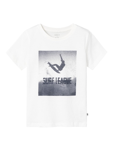NAME IT KIDS - NKM JALMO SS TOP - Bright White