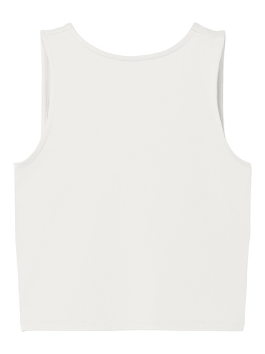 LMTD - NLF DINCI SL CROP TANK TOP - White Alyssum