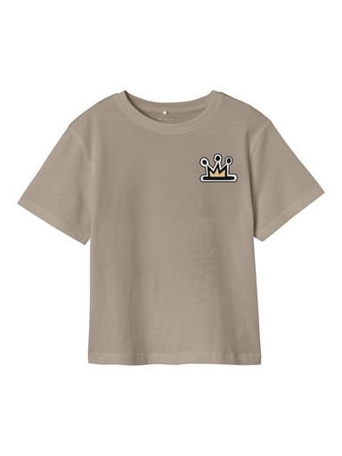 NAME IT KIDS - NKM KIARAH SS LOOSE TOP PS - Pure Cashmere