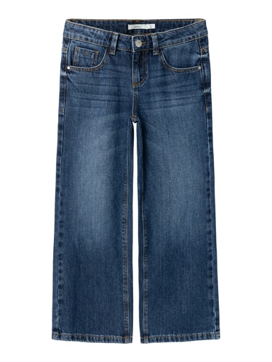 NAME IT KIDS - NKF ROSE WIDE JEANS 5529-BE NOOS - Dark Blue Denim