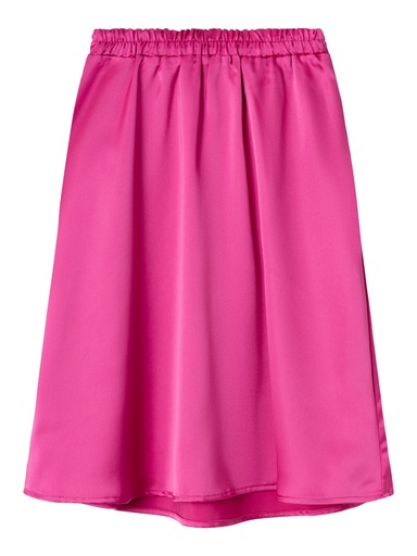 NAME IT KIDS - NKF KATIN MIDI SKIRT - Raspberry Rose