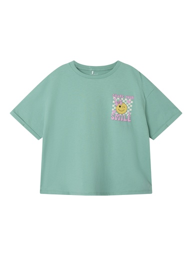 NAME IT KIDS - NKF KAILAMOS SS BOXY TOP NOOS - Wasabi