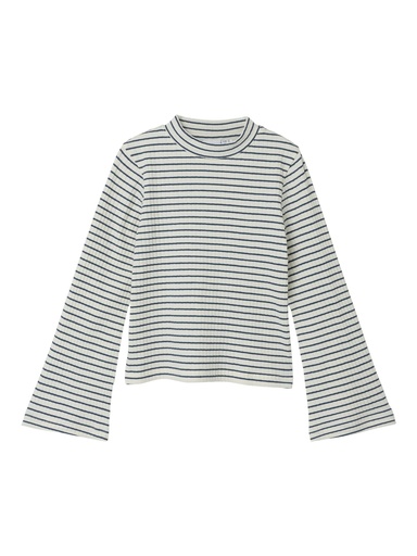 NAME IT KIDS - NKF KALONE LS SHORT TOP - Jet Stream Dark Denim