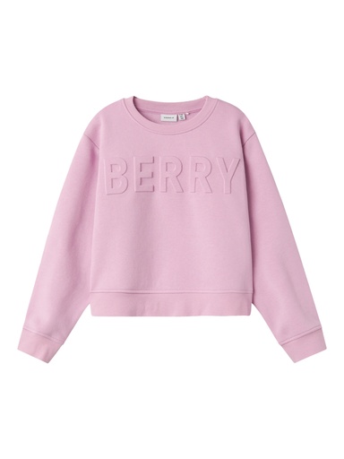 NAME IT KIDS - NKF KALISSE LS SHORT LOOSE SWEAT BRU - Pastel Lavender