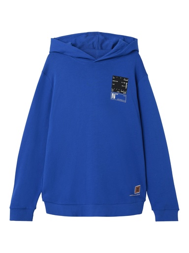 NAME IT KIDS - NKM OBANDO LS LOOSE SWEAT BRU WH PB - Surf the Web