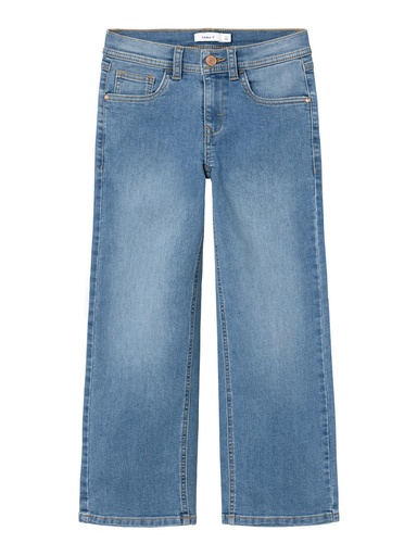 NAME IT KIDS - NKF ROSE WIDE JEANS 4263-IS TB - Medium Blue Denim